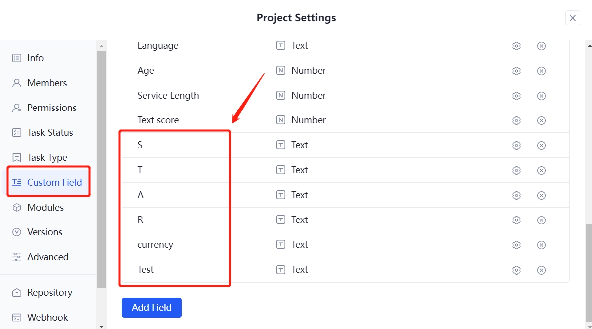 Tracup_custom_field_star_and_test_score